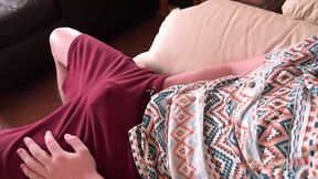 AuntJudysXXX - Hot MILF Cleaning Lady Lynna Catches Bosses Stepson Watching Porn