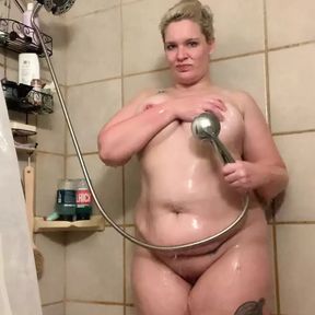 Shower after being a filthy slut