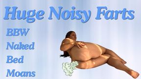 Huge Noisy Farts BBW Naked Bed Moans