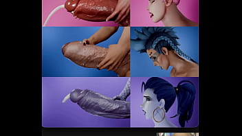 Multiple Overwatch Transgender Sluts Jerking Off And Cumming At The Same Time