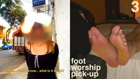 45YO MILF in White Sandals Is Picked Up in The Streets To Become My Foot Slut - Foot Worship Pick Up - 720P