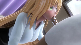 Learning how to fuck with busty anime teacher [To LOVE Ru Diary] / 3D Hentai game