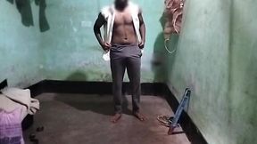 Straight Friend first time Gym In Underwear Big Monster Cock Muscular Body