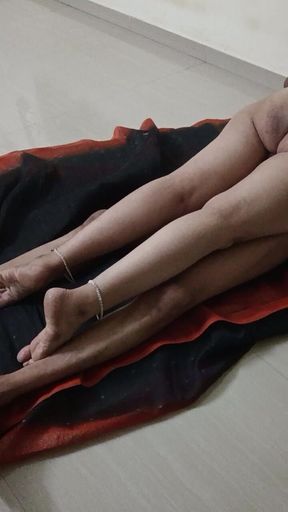 Indian House Wife and Husband in Home