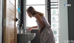 Steamy Morning Moments: A Real Couple's Shower Adventure!