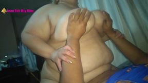 Jean Rodriguez Pounded by Big Bull &mdash;  Rides Him Hard and Takes a Load in Her Mouth