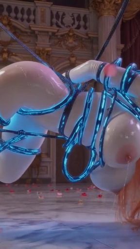 3D Hentai Cowgirl Doll - Smart Ropes Control & Float Ahegao