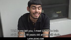 Latinleche straight lad bangs a nice latin teenager for cash