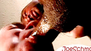 Handsome black man juicy cock gets plenty of sucking