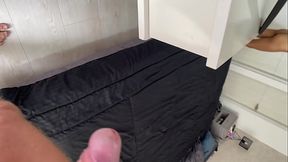 Skinny Colombian Latina POV teen fucks and gets creampied