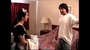 Tracy &amp_ Samara Mae Get OTK Belt Spanked by Hotel Customer