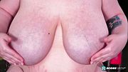 Pregger Roxanne Miller loves her big tits and hairy pussy
