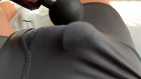 Hands-free cum shot thick cock Adidas socks Nike white long socks solo deep throating