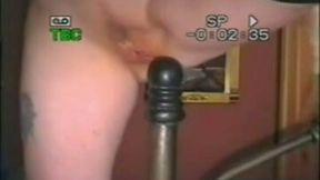 Bedpost is round and smooth with perfect size for my cooter