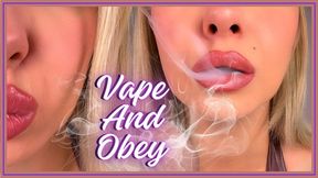 480MP4 Vape and Obey (Lip Fetish and Smoking Fetish POV)
