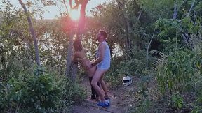 I took the maid into the woods