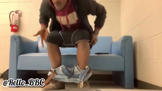 Quick Nut On The Waiting Room Couch