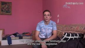 Czech Stud Pays Off Debt with His Tight Ass