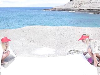 Lewd Blondes Candee Licious And Shalina Devine Have a fun Belt On Enjoyment GP2768