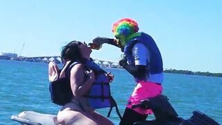 Virgo Peridot and Mandimayxxx Getting Banged By Gibby The Clown On A Jet Ski Into The Middle Of The Ocean