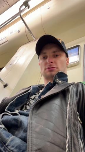 Gay Skinhead Kinkysirius Take a Gold Shower Public Toilet