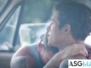 ASGMAX - Tatted Jayden Marcos Gives Andrew Delta A Biggest Bareback Breeding