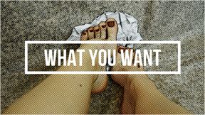 What You Want