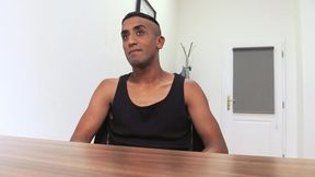 Exotic guy getting fucked in a casting porno movie