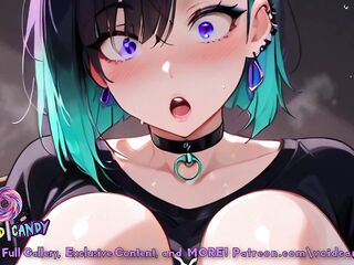 Breeding Your Punk Cutie Roommate After U Catch Her Gooning to Anime