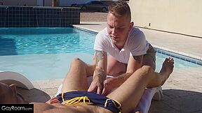 Trent Rails His Poolboys Butthole In The Summer Sun