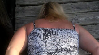 POV analny klip POV z blond amerykańską MILF-ką ruchaną w dupę