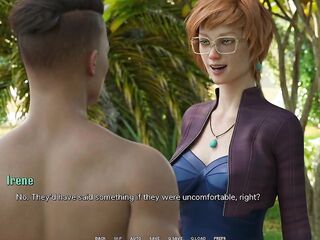 Taboo University - Breasty Red Head with Glasses Exposes Her Huge Jock to Us - CG Porn Games