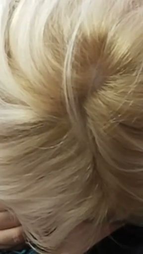 Mother-in-law does blowjob and dick fingering until I cum   Clip 1