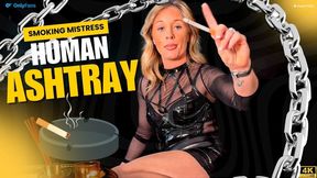 Smoking Mistress and Her Human Ashtray | The Real Smoking Housewife