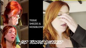 JAS HEATING UP THE SUMMER WITH TISSUE SNEEZES AND NOSEBLOWS!