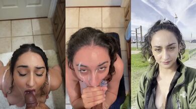 Thick Latina cum slut facefucked messy glistening load