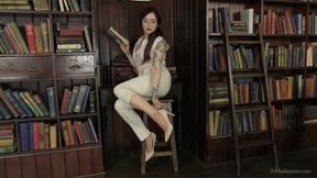 Miss Ray; Sexy Sheer Stockings & Spread Pink Pussy (4K)