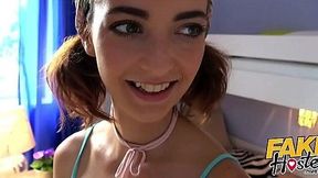 Newbie Brunette's Wild Fuck & Facial Adventure