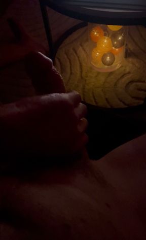 Massage of my hard with coconut oil
