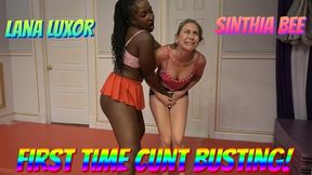 Sinthia Bee & Lana Luxor In First Time Cunt Busting!