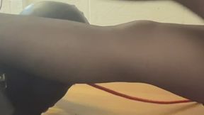 Stocking worship from my sissy