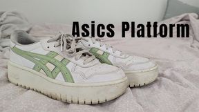 Cum on ex girlfriend shoes Asics Platform after we fucked
