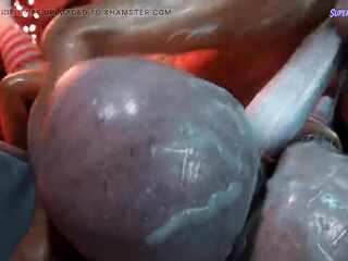 Biggest Ass MILF Watching TV Then Hard Giant Shlong Fucks Her Very Hard ( 3D Animation )