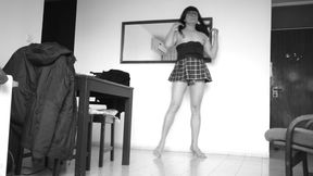 College Girl Shows off All Her Charms.