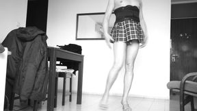 College Girl Shows off All Her Charms.