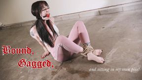 Bound, Gagged, and Sitting in My Own Piss! 1080p