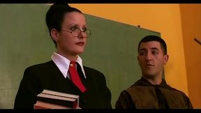 THE TEACHER DOGGY OVER THE DESK TAKES A NICE COCK ACTUALLY 2