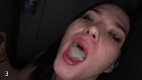 c295-2 cheating wife blows and swallows 1st visit