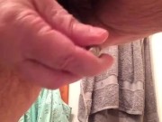BBW Mature MILF Sounding Rod plugging urethera piss pee