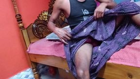 Lungi man Masturbation